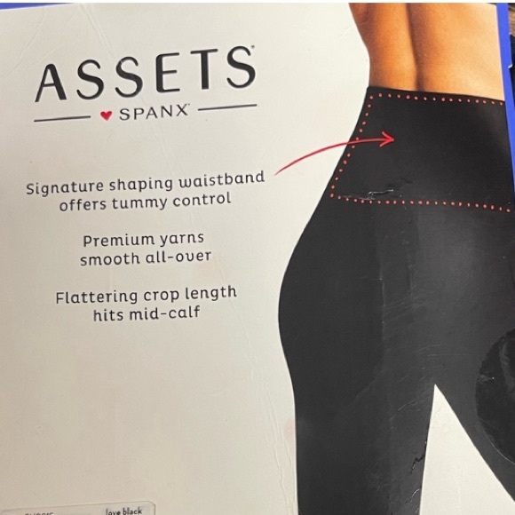 Assets by Spanx Cropped Shaping Leggings size M - Picture 2 of 14